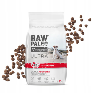 RAW PALEO ULTRA BEEF PUPPY MINI 2kg - suché krmivo pre šteňatá malých plemien